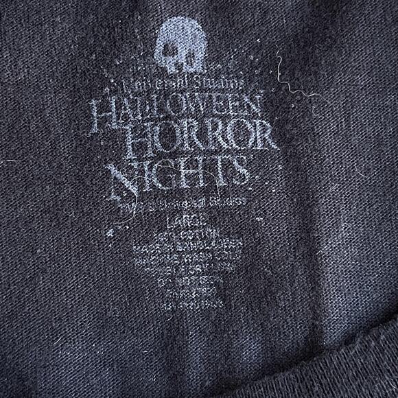 Halloween Horror Nights Shirt Mens Large Universal Studios Back Print Fear Tee - Picture 5 of 9